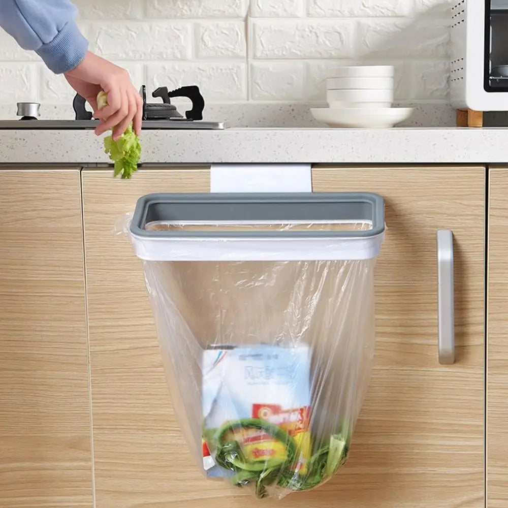 Soporte Colgante para Bolsas de Basura – Organizador de Cocina