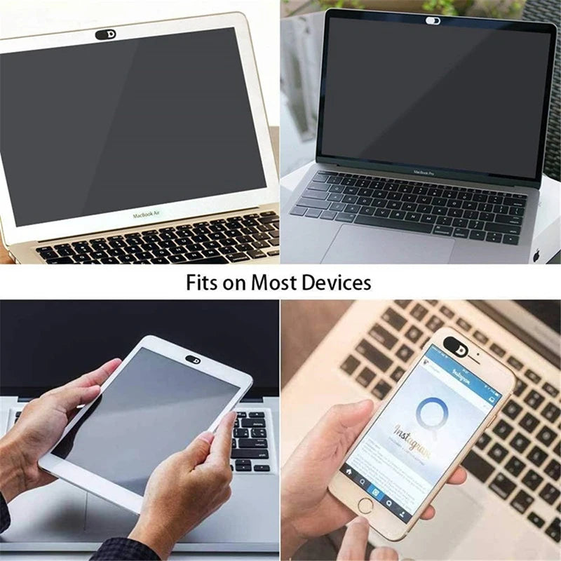 Cubierta Deslizante de Privacidad para Cámara Web – Protector Antiespía para Laptop, Tablet y Celular