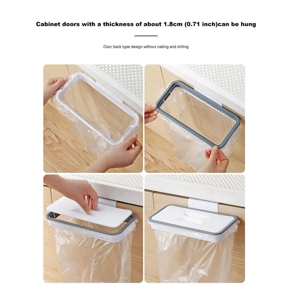 Soporte Colgante para Bolsas de Basura – Organizador de Cocina