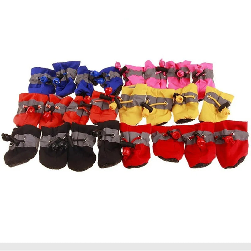 Zapatos Impermeables para Perros – Botas de Lluvia Antideslizantes (Set de 4)