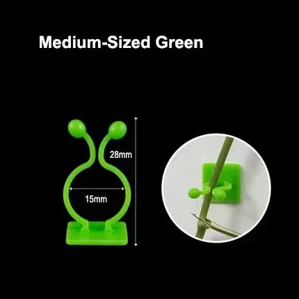 Clips de Pared para Plantas Trepadoras Autoadhesivos – Guías Invisibles para Enredaderas de Interior y Jardín