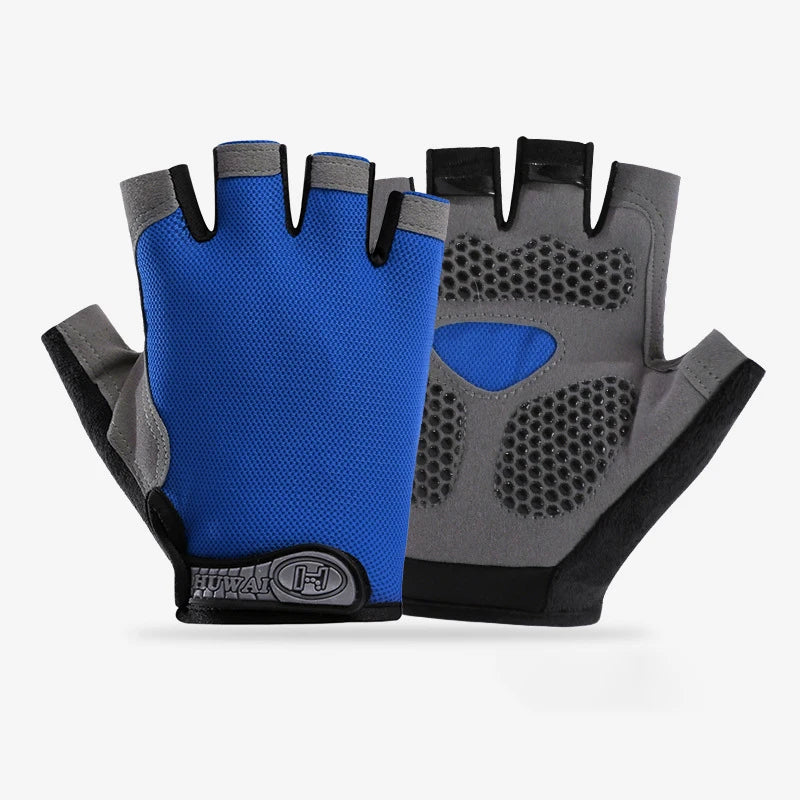 Guantes de Gimnasio Medio Dedo – Antideslizantes Transpirables para Fitness, Pesas y Ciclismo
