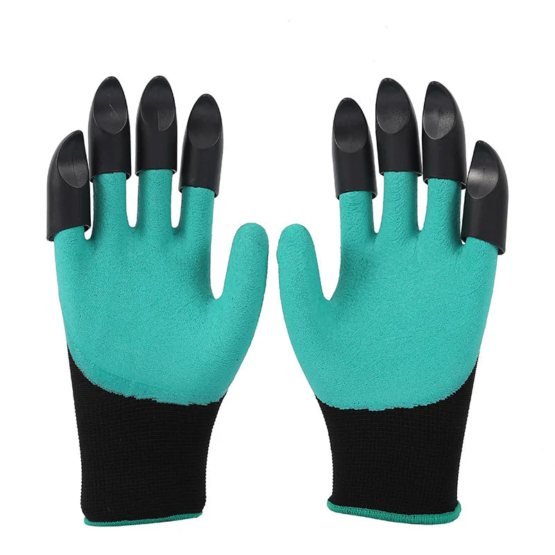 Guantes de Jardinería con Garras para Cavar y Plantar – Impermeables, Antideslizantes y Resistentes