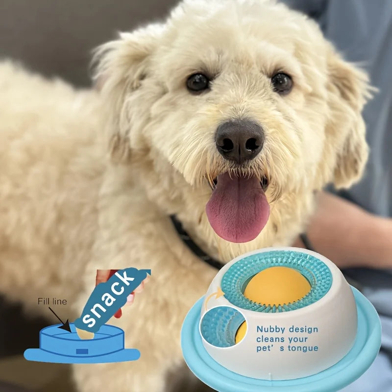 Tapete Lamedor Interactivo para Perros y Gatos – Comedero Lento Antiestrés con Ventosas