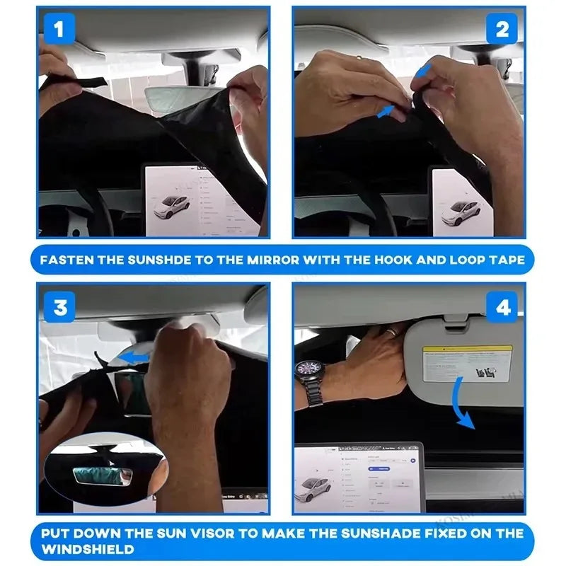 Parasol Plegable para Parabrisas de Auto – Protección UV y contra el Calor para Ventana Delantera