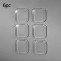 Protectores de Pared Transparentes para Manijas de Puerta – Topes de Silicona Autoadhesivos Antigolpes