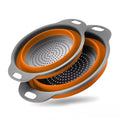 Colador Plegable de Silicona – Cesta Escurridora para Lavar Frutas y Verduras que Ahorra Espacio en la Cocina