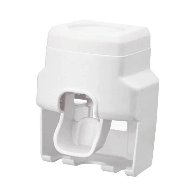 Dispensador Automático de Pasta Dental de Pared con Portacepillos – Sin Taladro para Baño Familiar