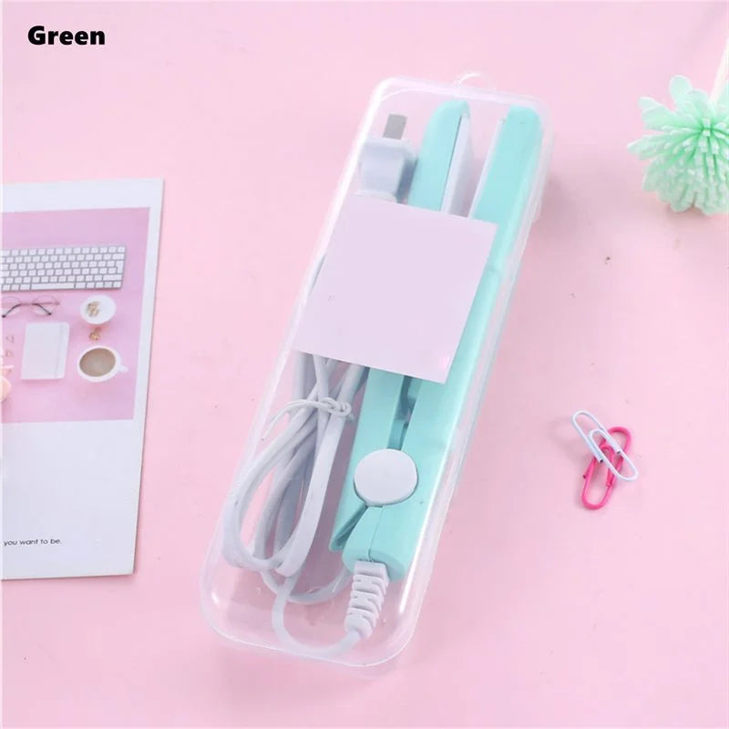 Mini Plancha para el Cabello – Alisadora Portátil de Cerámica con Calentamiento Rápido