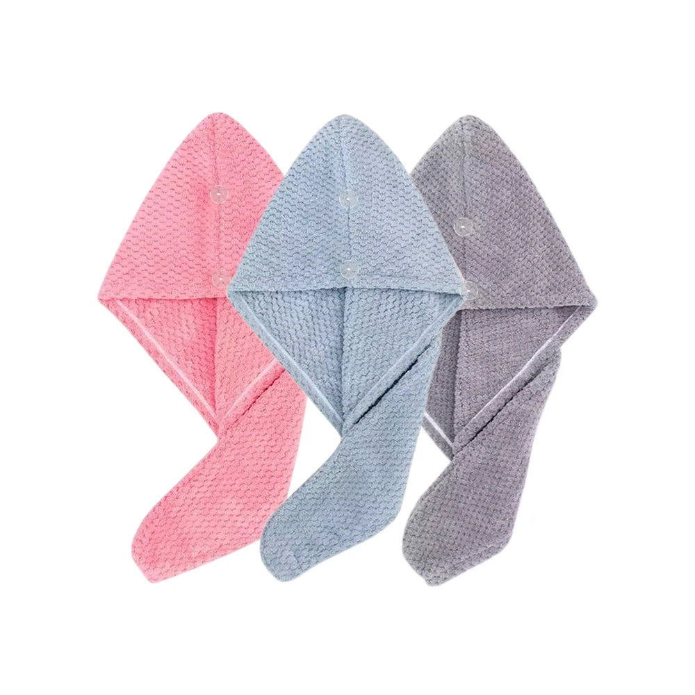 Toalla Turbante de Microfibra para el Cabello – Secado Rápido y Absorbente para Mujer