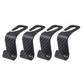 Ganchos para Reposacabezas de Auto Pack de 4 – Organizador de Asiento Trasero Efecto Fibra de Carbono para Bolsos y Ropa