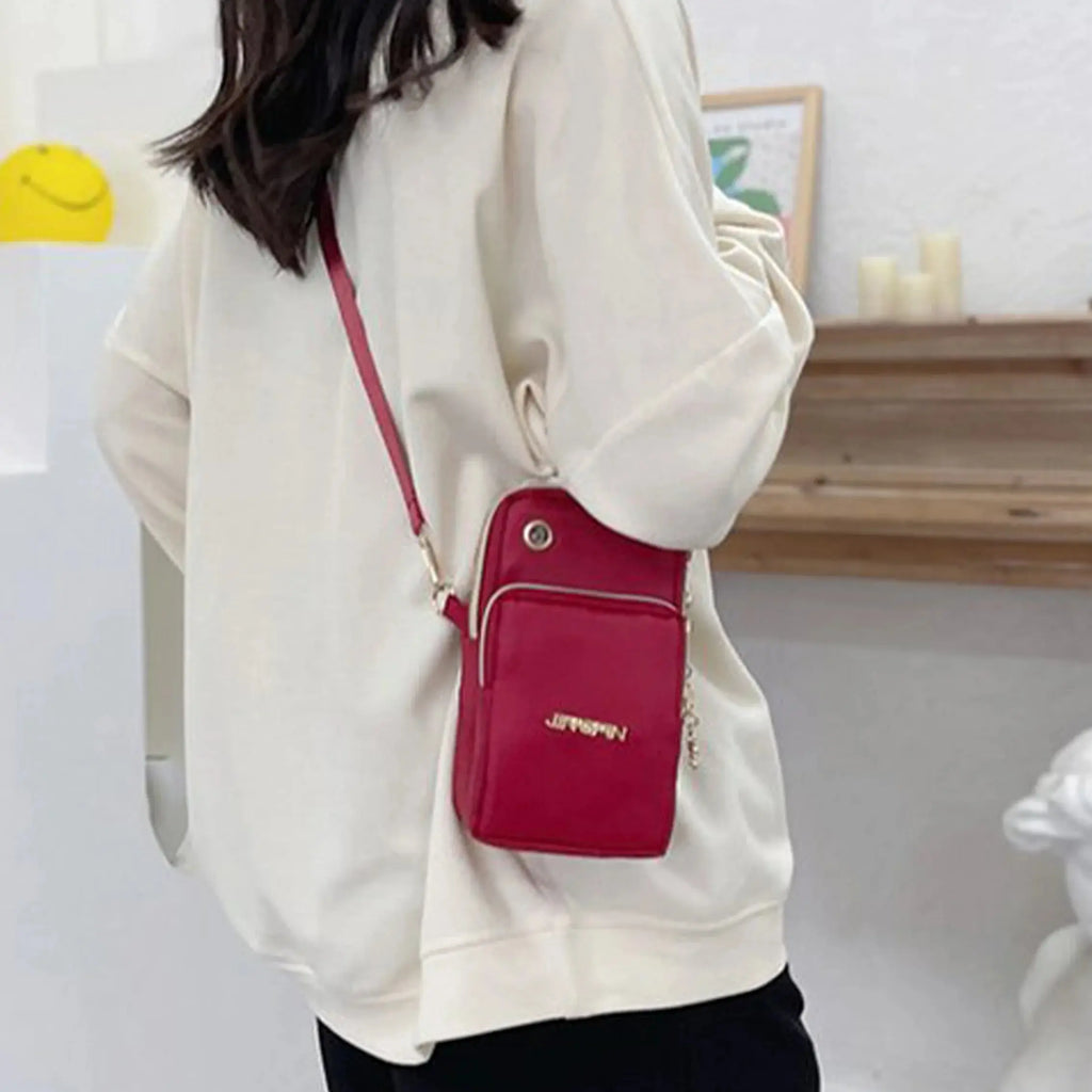 Mini Bolso Bandolera para Mujer – Cartera Cruzada para Teléfono con Correa Ajustable