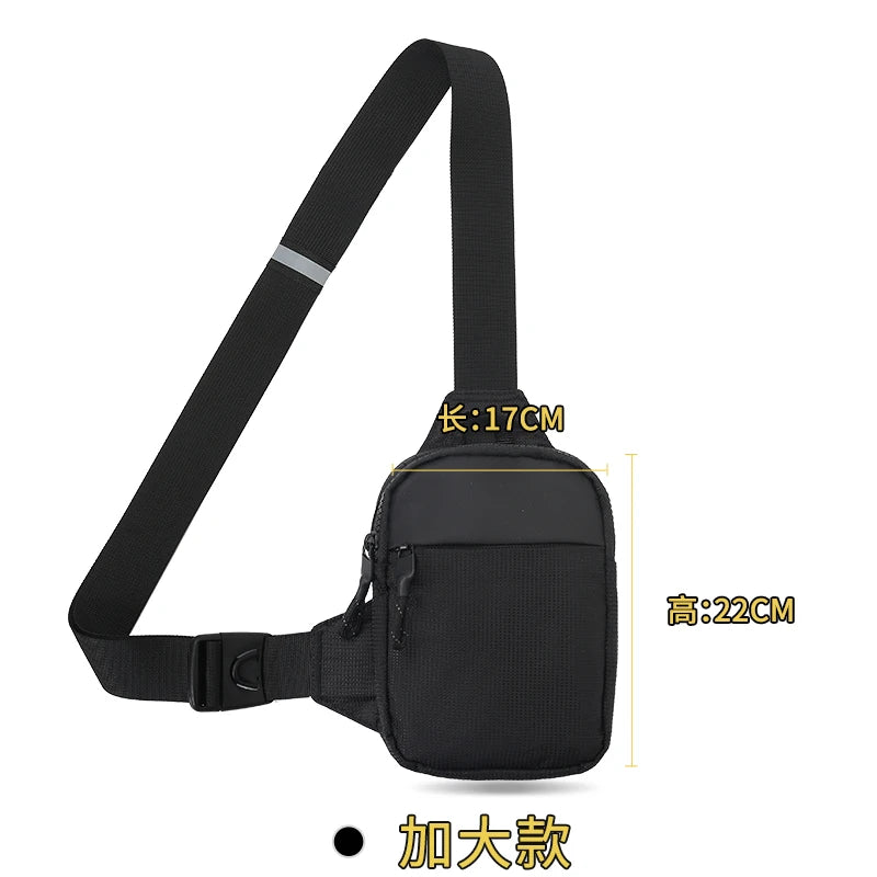 Bolso de Pecho Deportivo para Hombre – Riñonera Cruzada Multifuncional para Teléfono