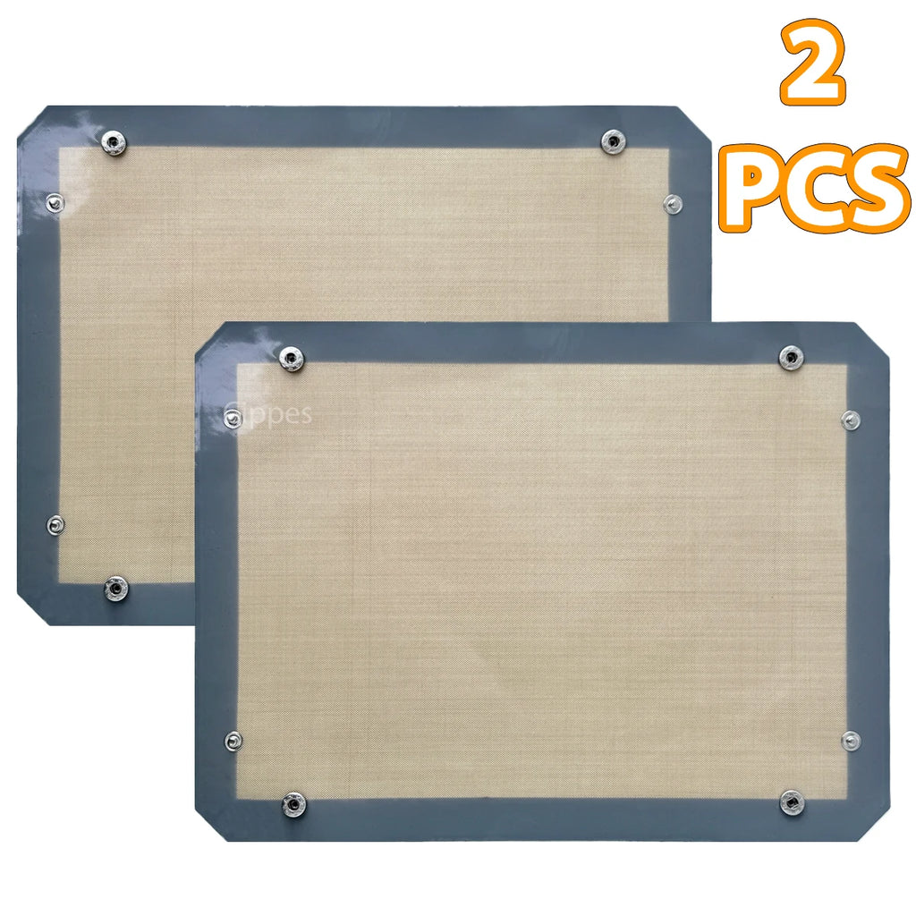 Tapete de Silicona para Hornear con Broches – Bandeja Antiadherente Reutilizable 40x30 cm