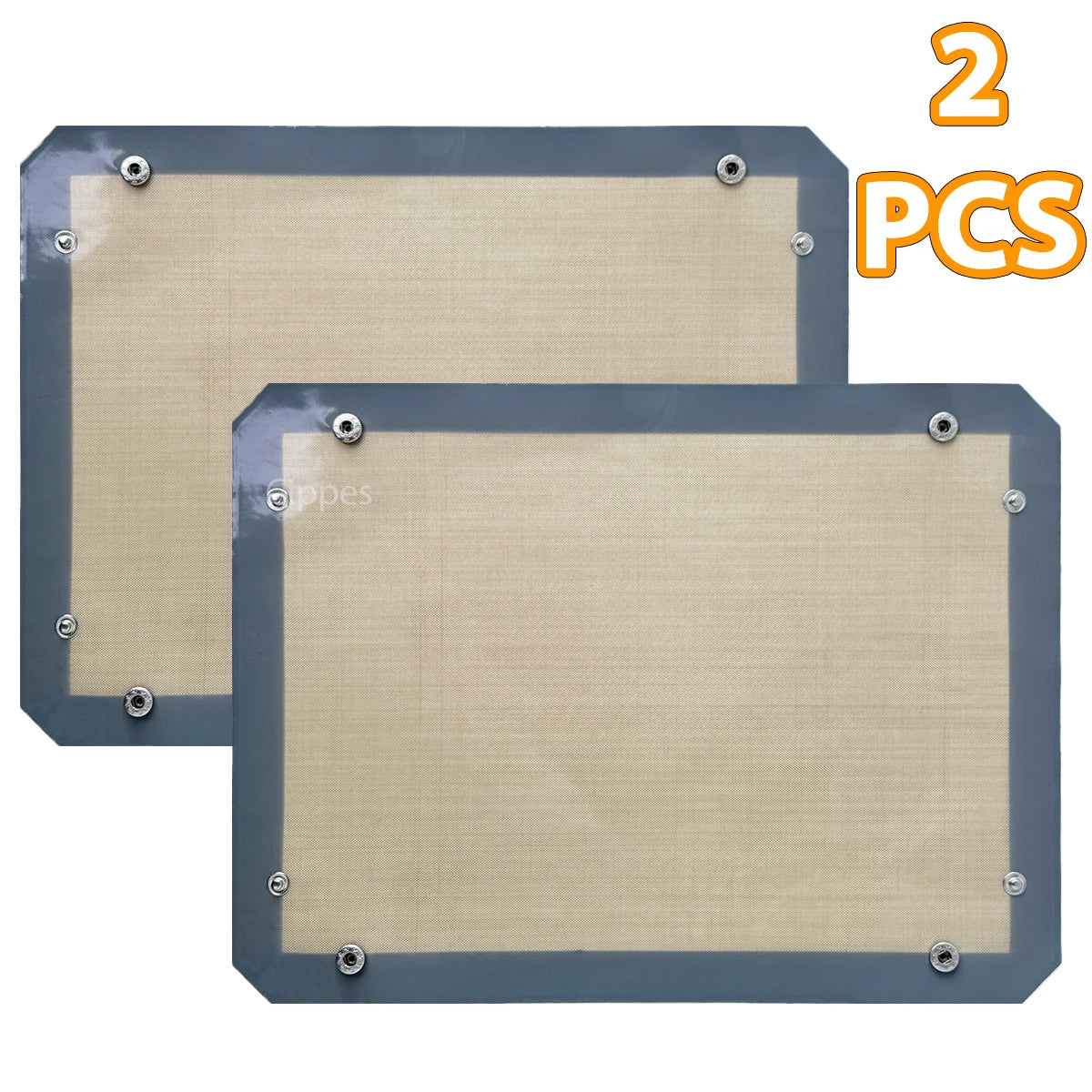 Tapete de Silicona para Hornear con Broches – Bandeja Antiadherente Reutilizable 40x30 cm
