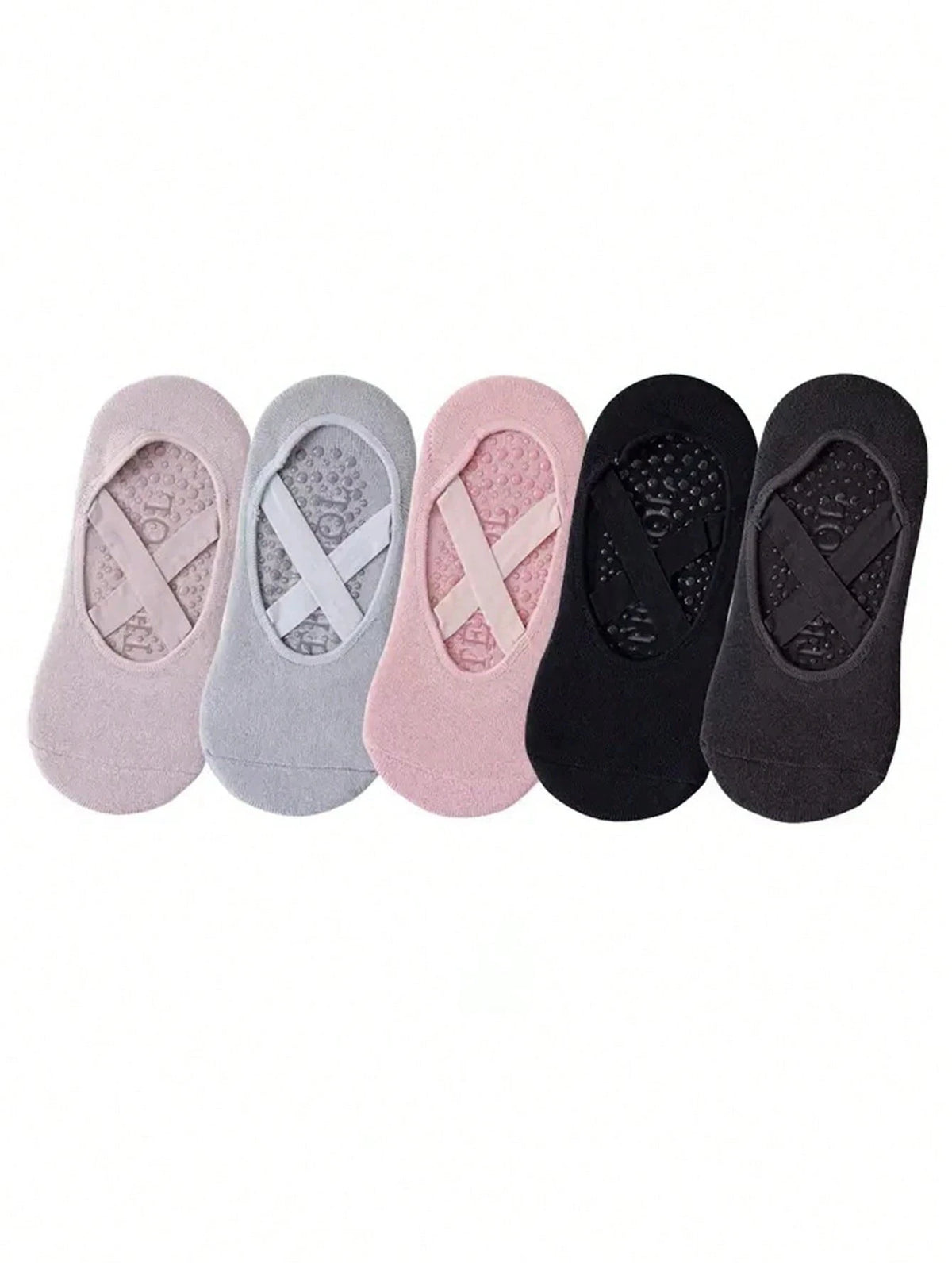 Calcetines de Yoga Antideslizantes para Mujer – Agarre de Silicona para Pilates, Ballet y Fitness