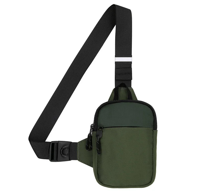 Bolso de Pecho Deportivo para Hombre – Riñonera Cruzada Multifuncional para Teléfono