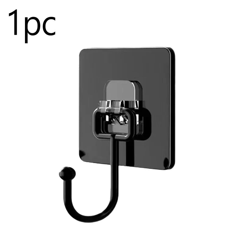 Ganchos Adhesivos Fuertes para Pared Pack de 12 – Sin Taladro para Cocina, Baño y Toallas