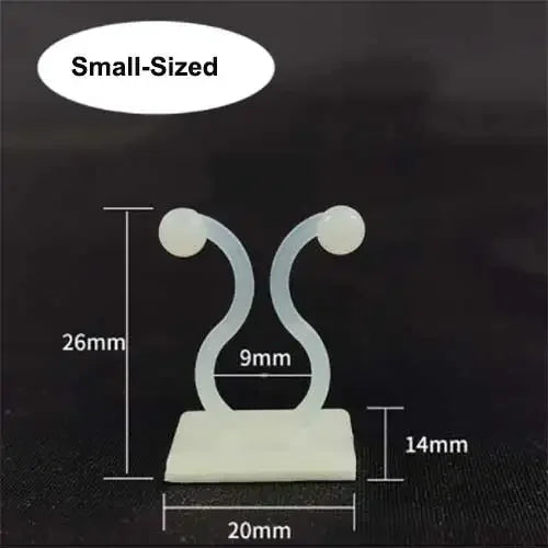 Clips de Pared para Plantas Trepadoras Autoadhesivos – Guías Invisibles para Enredaderas de Interior y Jardín