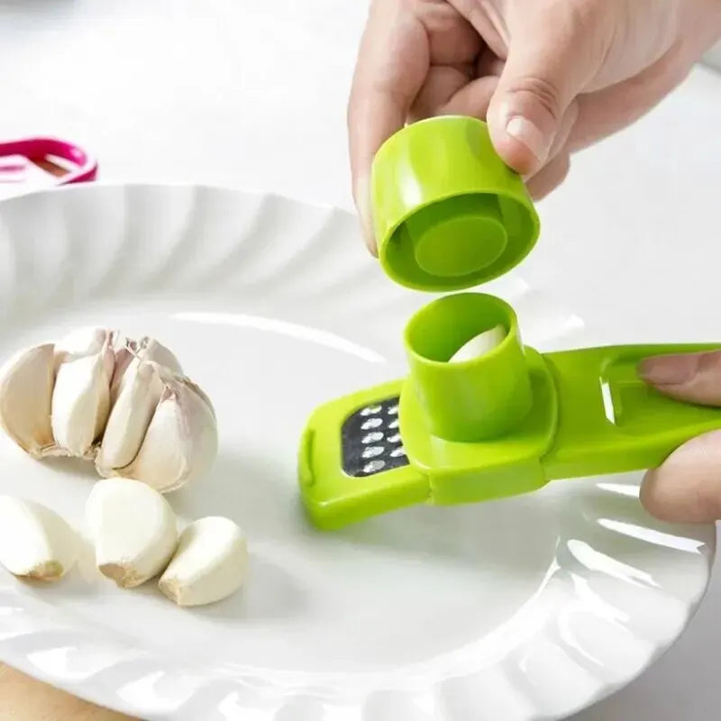 Mini Prensa de Ajo Manual – Triturador de Ajos Compacto para Cocina, Fácil de Usar y Limpiar
