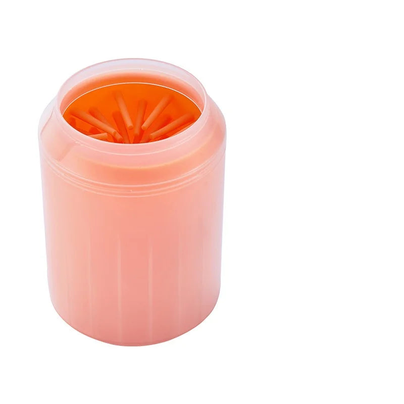 Limpiador de Patas para Perros y Gatos con Cepillo de Silicona – Taza Portátil para Patas Sucias