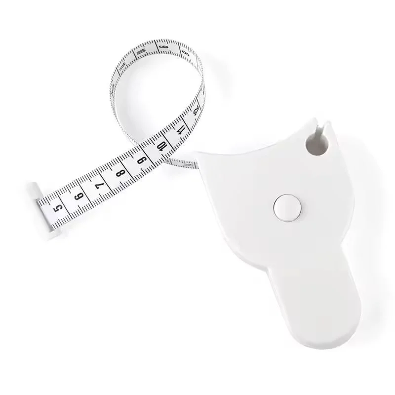 Cinta Métrica Corporal Retráctil 150 cm – Con Botón de Bloqueo para Costura, Sastrería y Medidas del Cuerpo