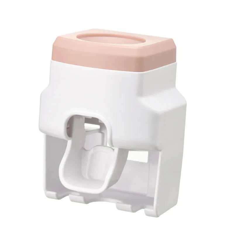 Dispensador Automático de Pasta Dental de Pared con Portacepillos – Sin Taladro para Baño Familiar