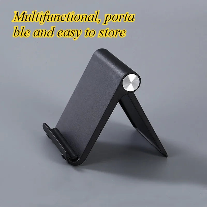 Soporte Plegable para Teléfono y Tablet – Base de Escritorio Ajustable Portátil para Hogar y Oficina