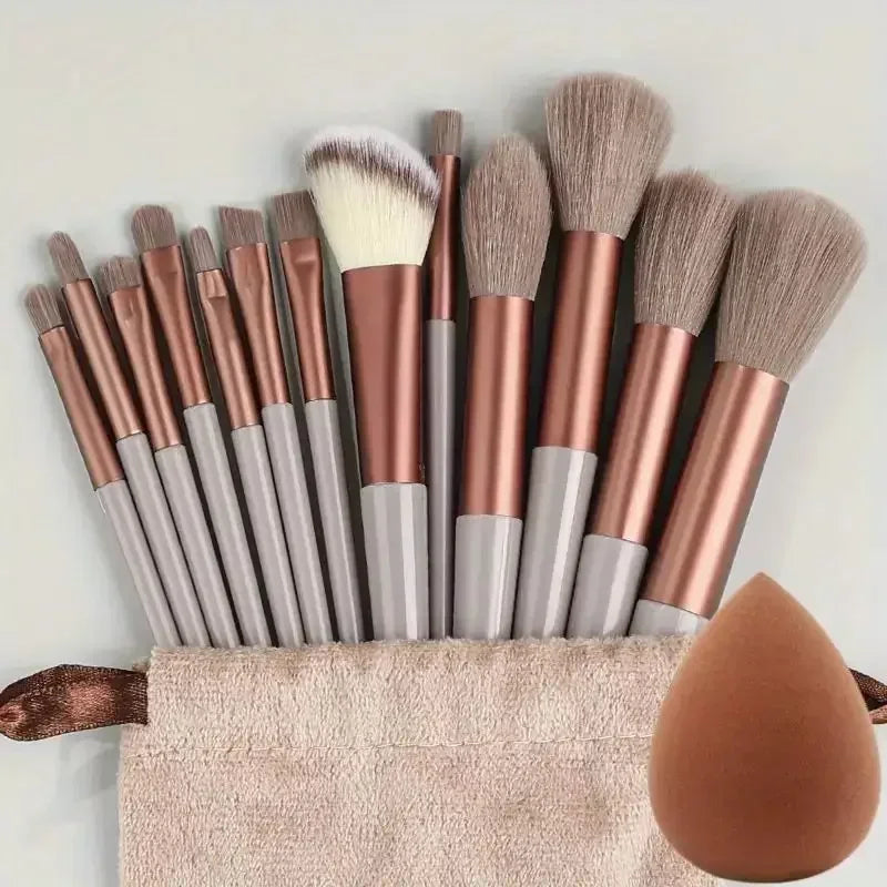 Set profesional de brochas de maquillaje (13 piezas)