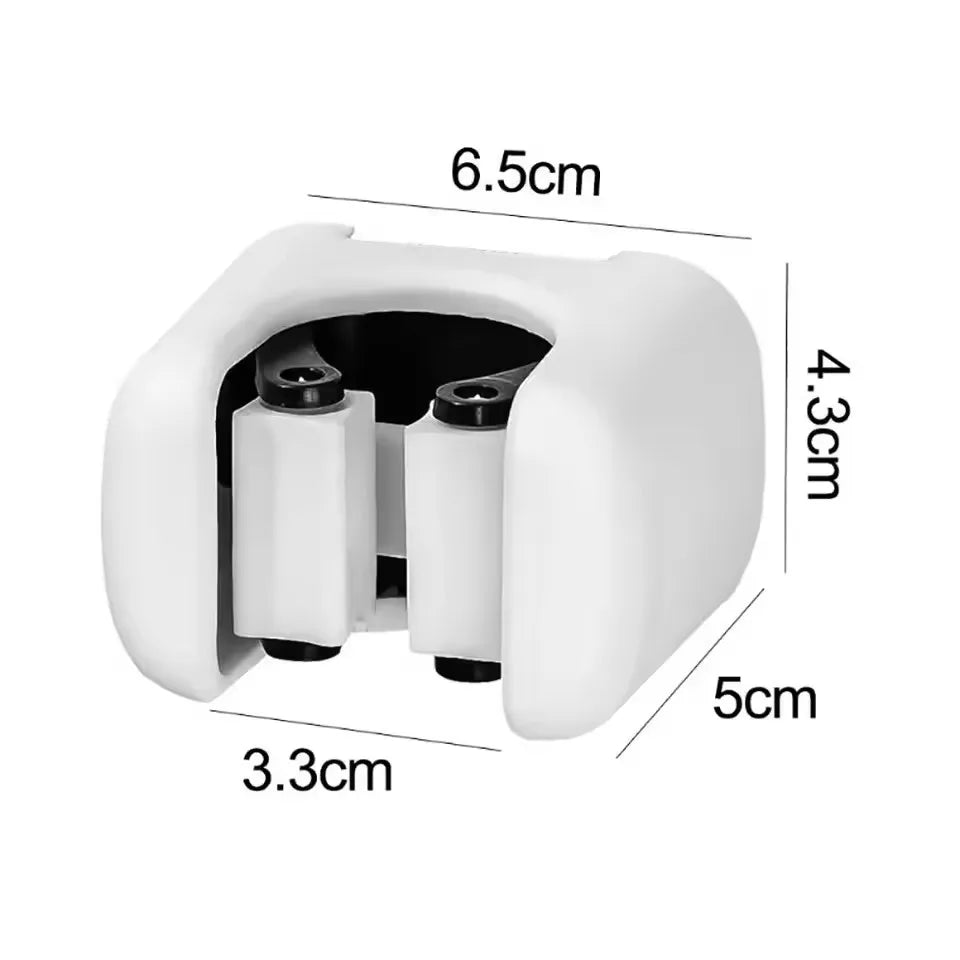 Soporte de Pared para Fregona y Escoba Sin Taladro – Clip Organizador Adhesivo para Baño y Cocina