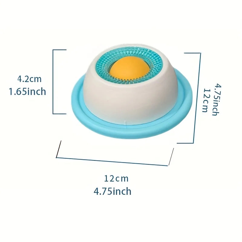 Tapete Lamedor Interactivo para Perros y Gatos – Comedero Lento Antiestrés con Ventosas