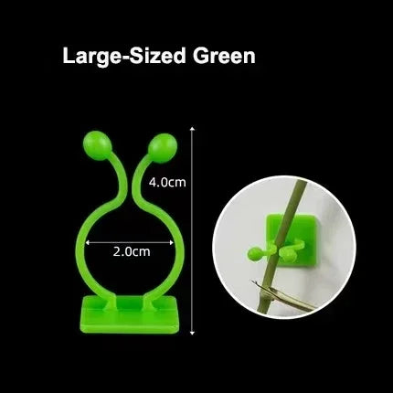 Clips de Pared para Plantas Trepadoras Autoadhesivos – Guías Invisibles para Enredaderas de Interior y Jardín