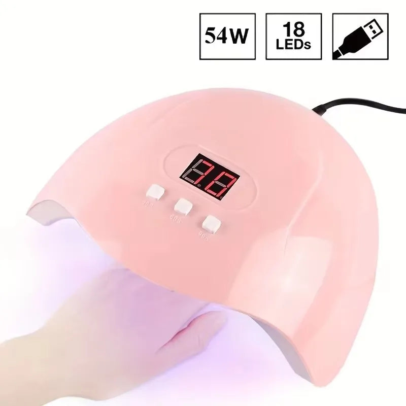 Set de Torno Eléctrico para Uñas – Kit Profesional de Manicura y Pedicura con Accesorios