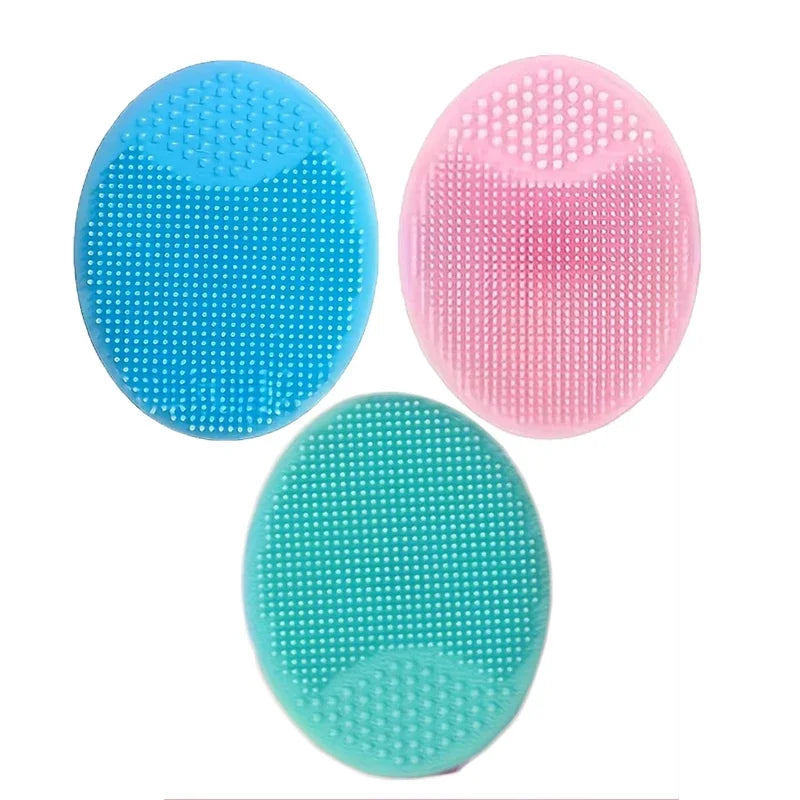 Cepillo de Champú de Silicona para Bebé – Suave para el Baño y Masaje del Cabello