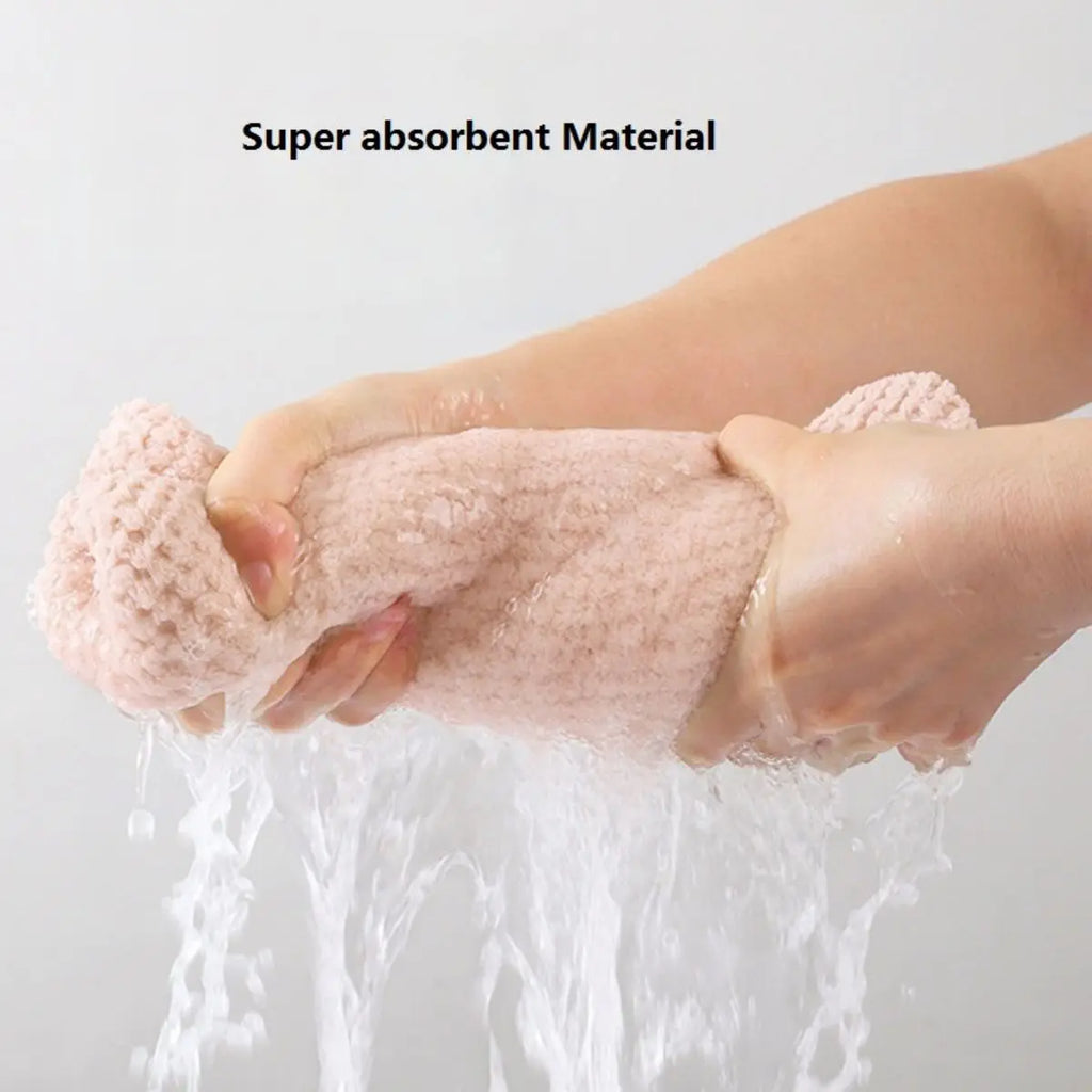 Toalla Turbante de Microfibra para el Cabello – Secado Rápido y Absorbente para Mujer