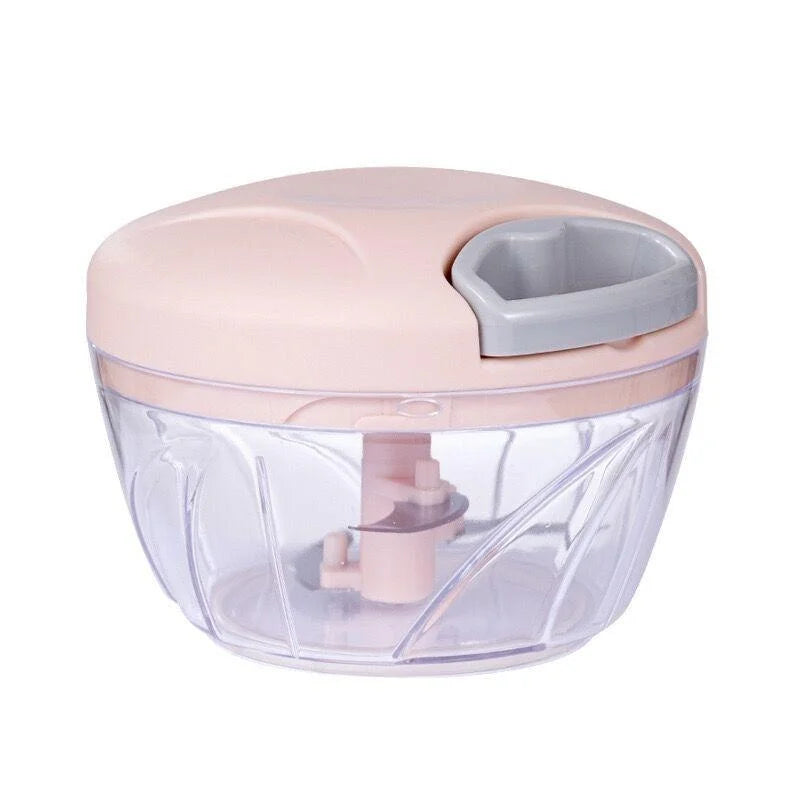 Picador Manual de Ajos y Verduras 500/900 ml – Cuerda Tirable para Cocina