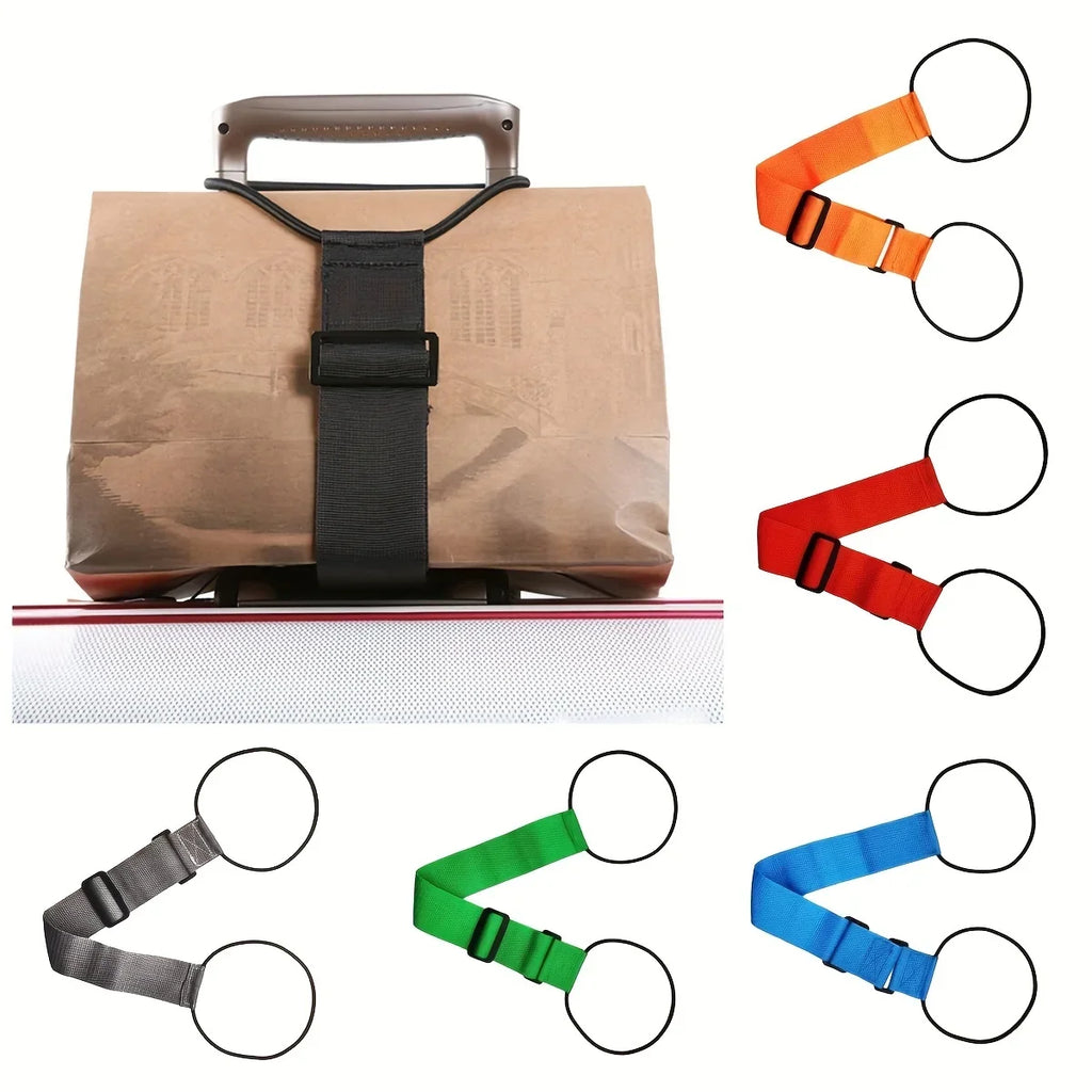 Correa Elástica para Equipaje – Cinta Reutilizable Ajustable para Maletas y Mochilas de Viaje