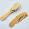 Set de Peine y Cepillo para Bebé – Cuidado Suave del Cuero Cabelludo (2 piezas)