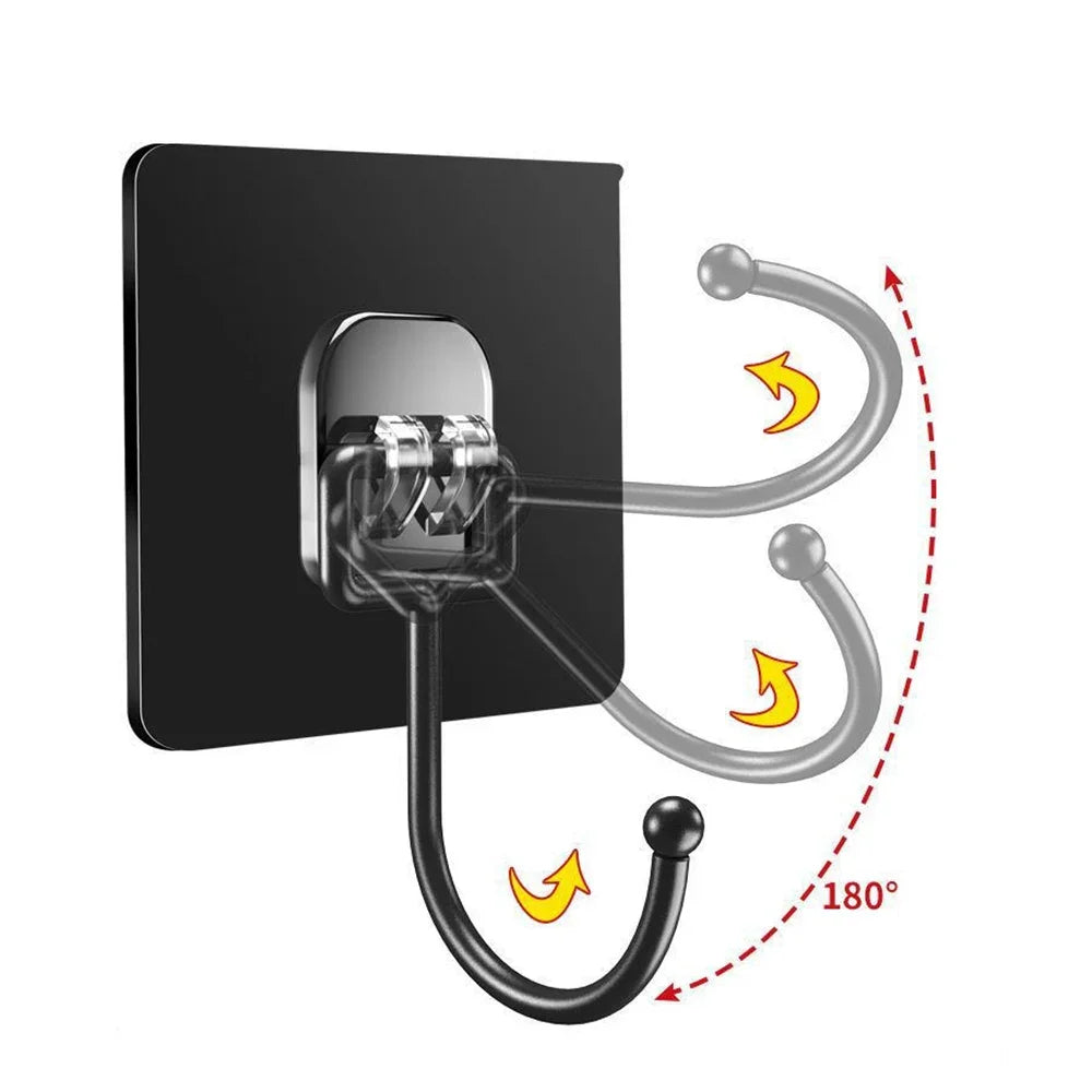 Ganchos Adhesivos Fuertes para Pared Pack de 12 – Sin Taladro para Cocina, Baño y Toallas