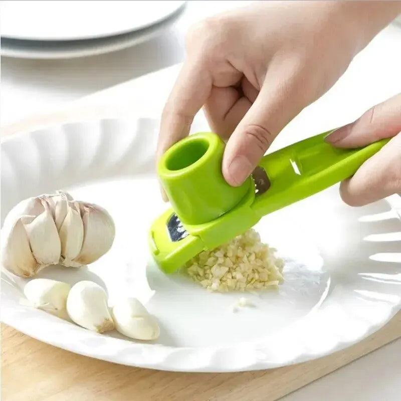 Mini Prensa de Ajo Manual – Triturador de Ajos Compacto para Cocina, Fácil de Usar y Limpiar