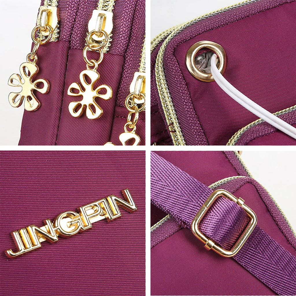 Mini Bolso Bandolera para Mujer – Cartera Cruzada para Teléfono con Correa Ajustable