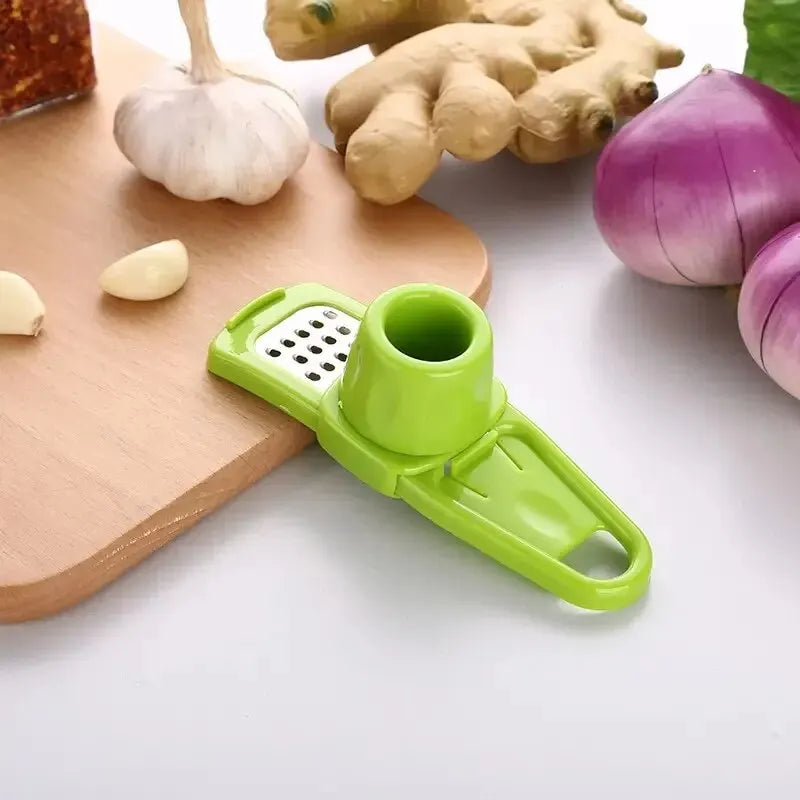 Mini Prensa de Ajo Manual – Triturador de Ajos Compacto para Cocina, Fácil de Usar y Limpiar