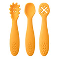 Set de 3 Cucharas de Aprendizaje para Bebé – Suaves para la Alimentación y el Destete