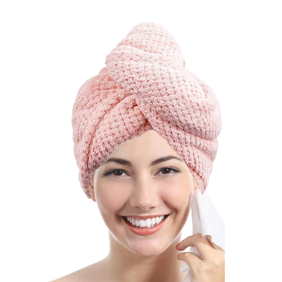Toalla Turbante de Microfibra para el Cabello – Secado Rápido y Absorbente para Mujer