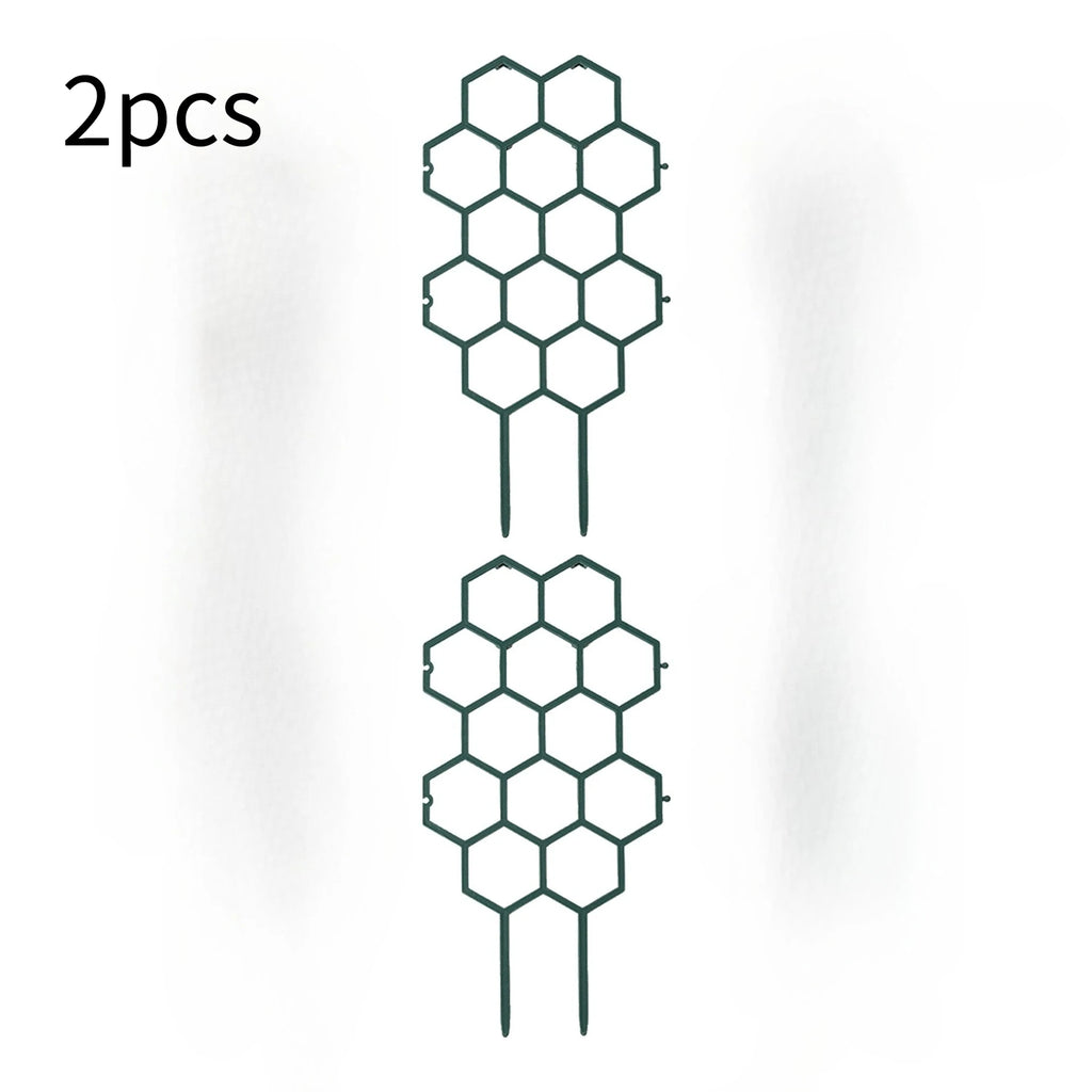 Soporte enrejado para plantas tipo panal, 2 piezas para enredaderas y flores