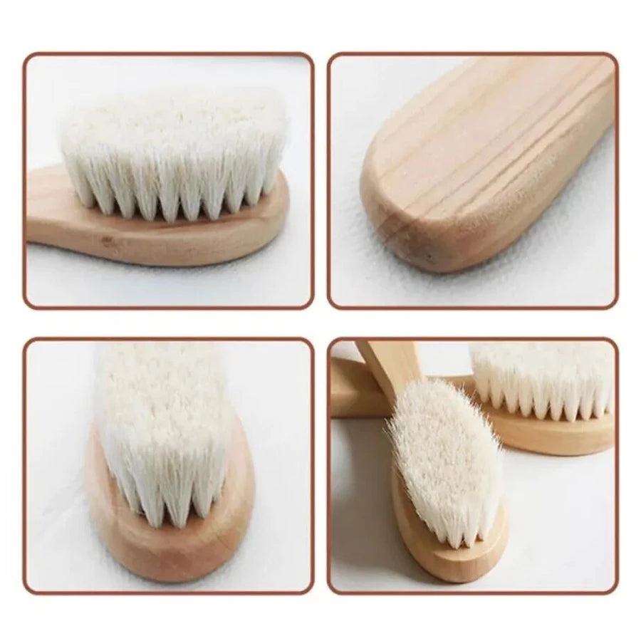 Set de Peine y Cepillo para Bebé – Cuidado Suave del Cuero Cabelludo (2 piezas)