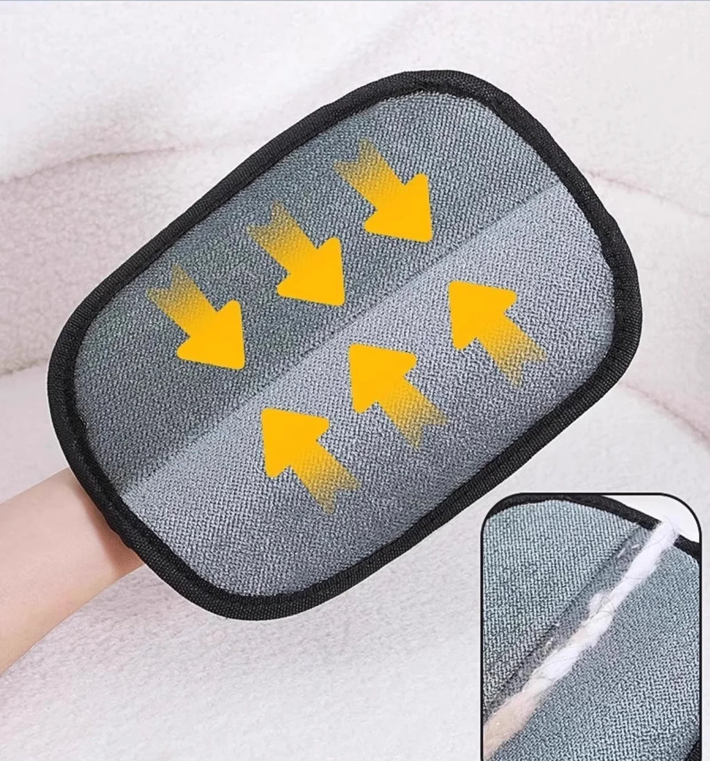 Guante Quitapelos de Malla para Mascotas – Recoge Pelo de Ropa, Sofá y Alfombras
