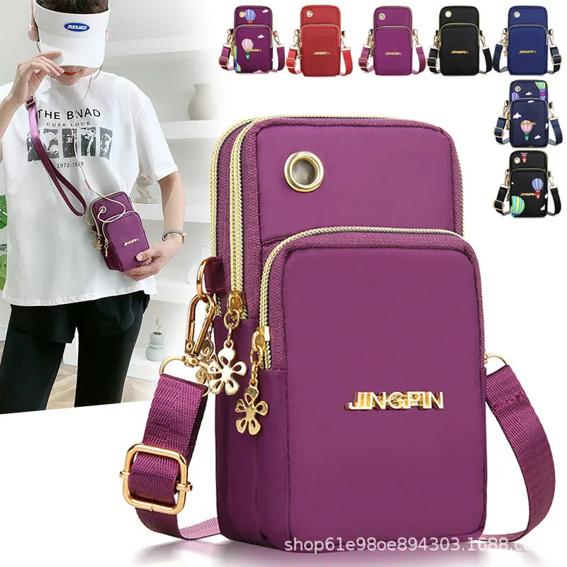 Mini Bolso Bandolera para Mujer – Cartera Cruzada para Teléfono con Correa Ajustable