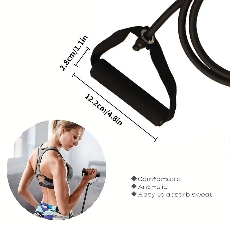 Set de bandas de resistencia con asas para ejercicio