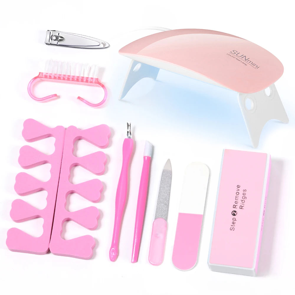 Set de Torno Eléctrico para Uñas – Kit Profesional de Manicura y Pedicura con Accesorios